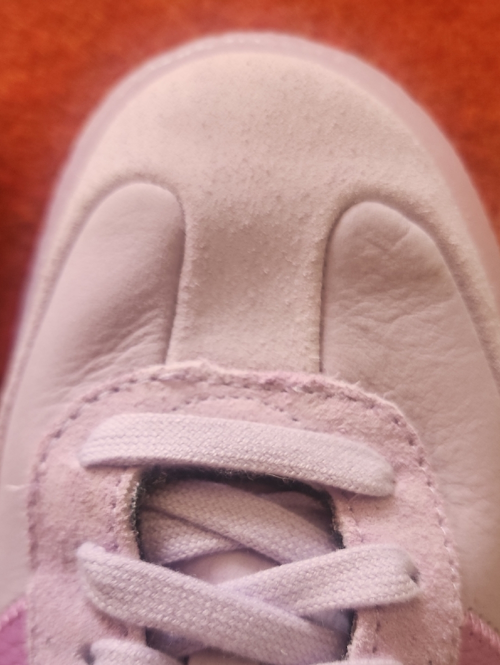 adidas Lavender Low-Top Samba Womens Suede Sneakers - Size 8 - Picture 7 of 7